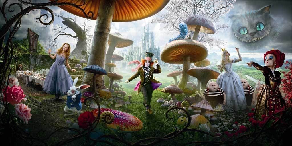 Image from Disney / Tim Burton Alice In Wonderland movie.
